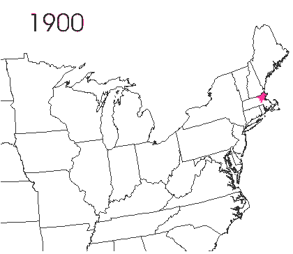 Wikimedia Commons Gypsy moth spread 1900 2007
