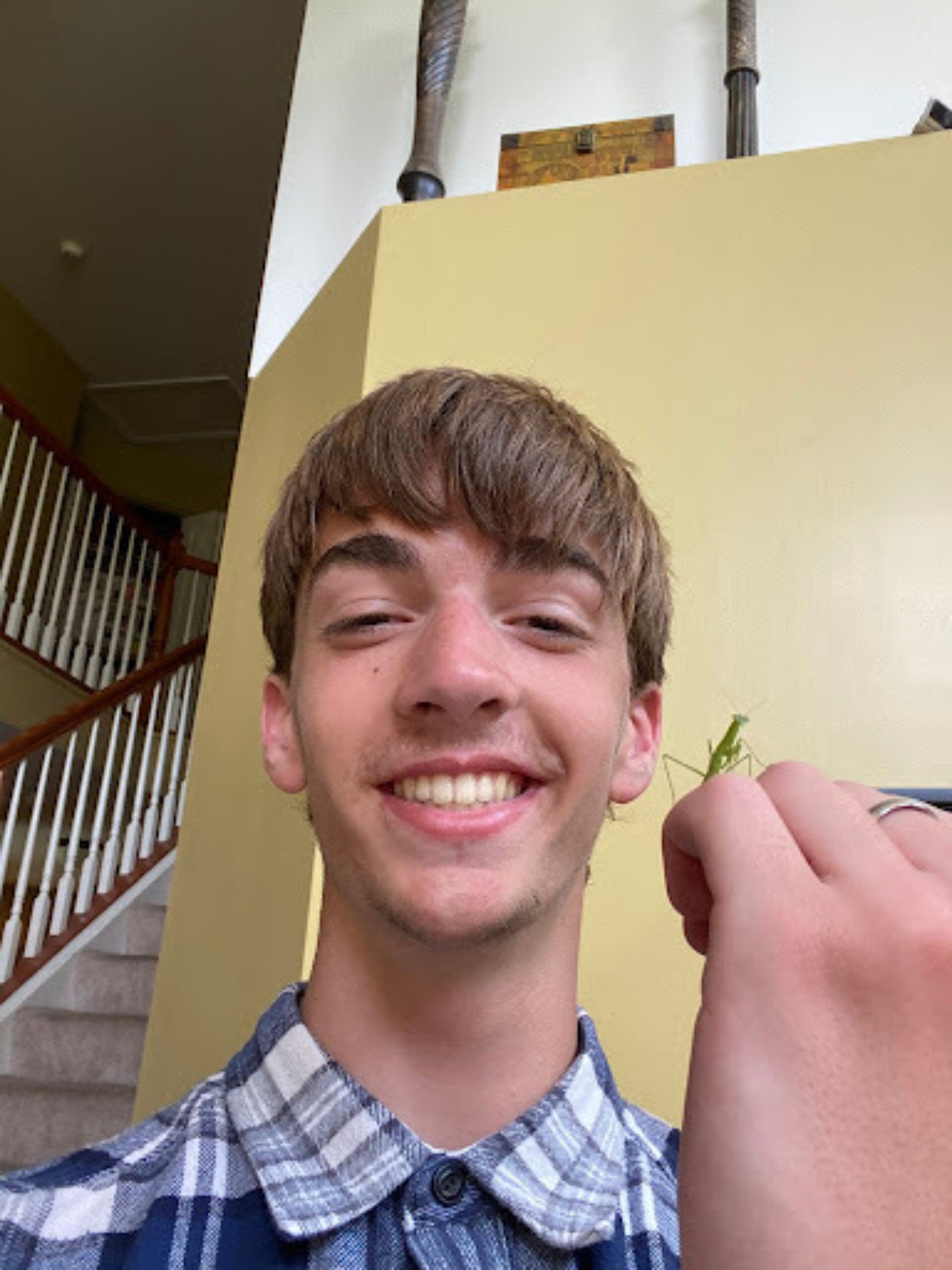 FF Selfie With Pray Mantis