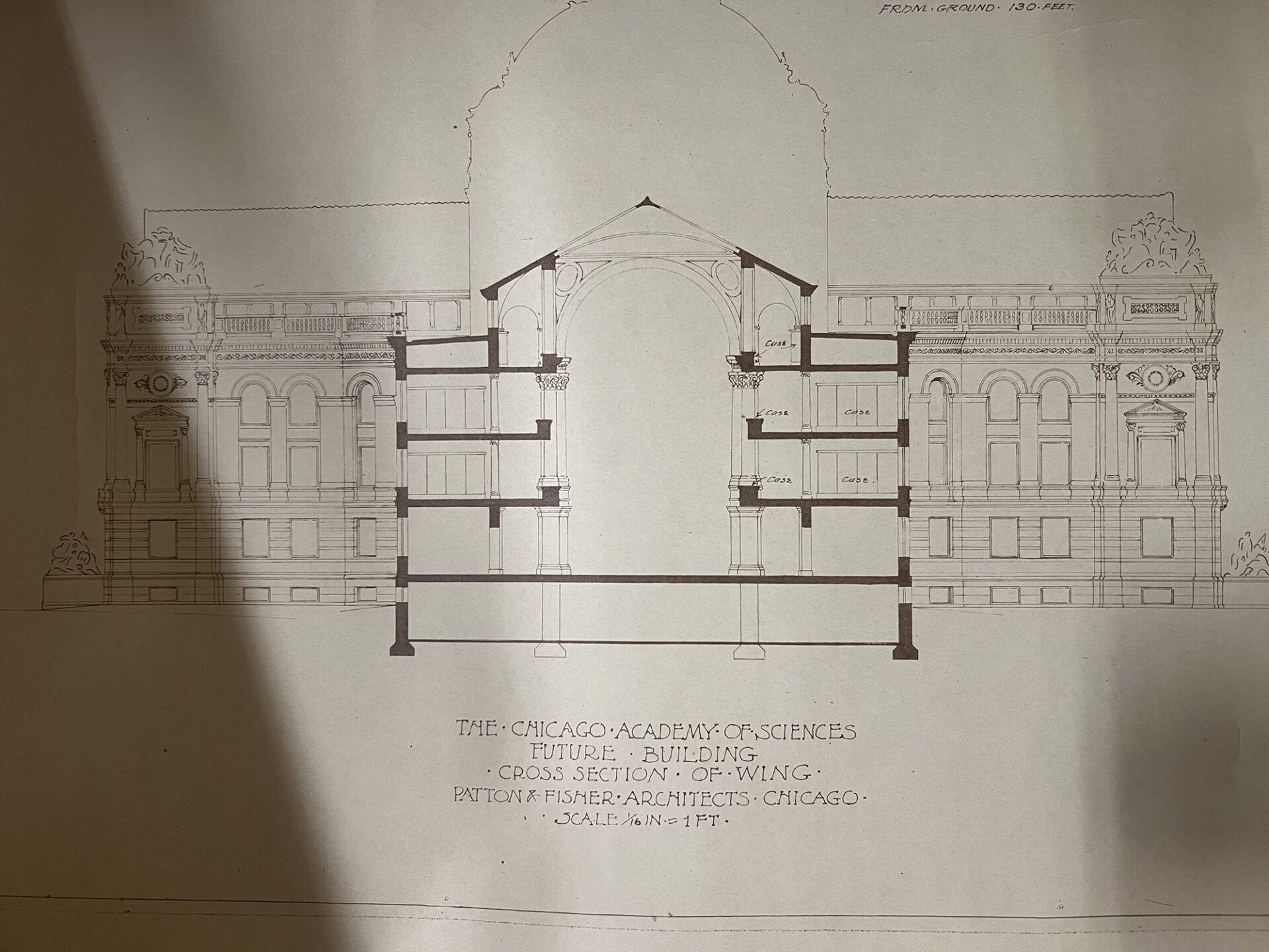 Inst Rec CHAS future building plans Patton Fisher ca1895 interior floors