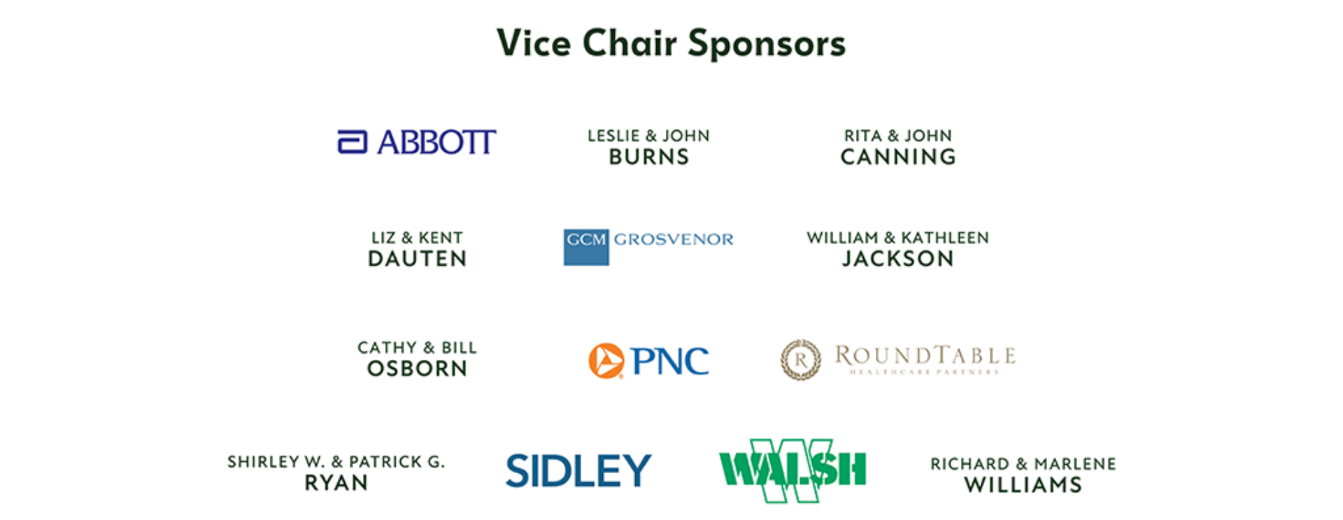 Vice chairs